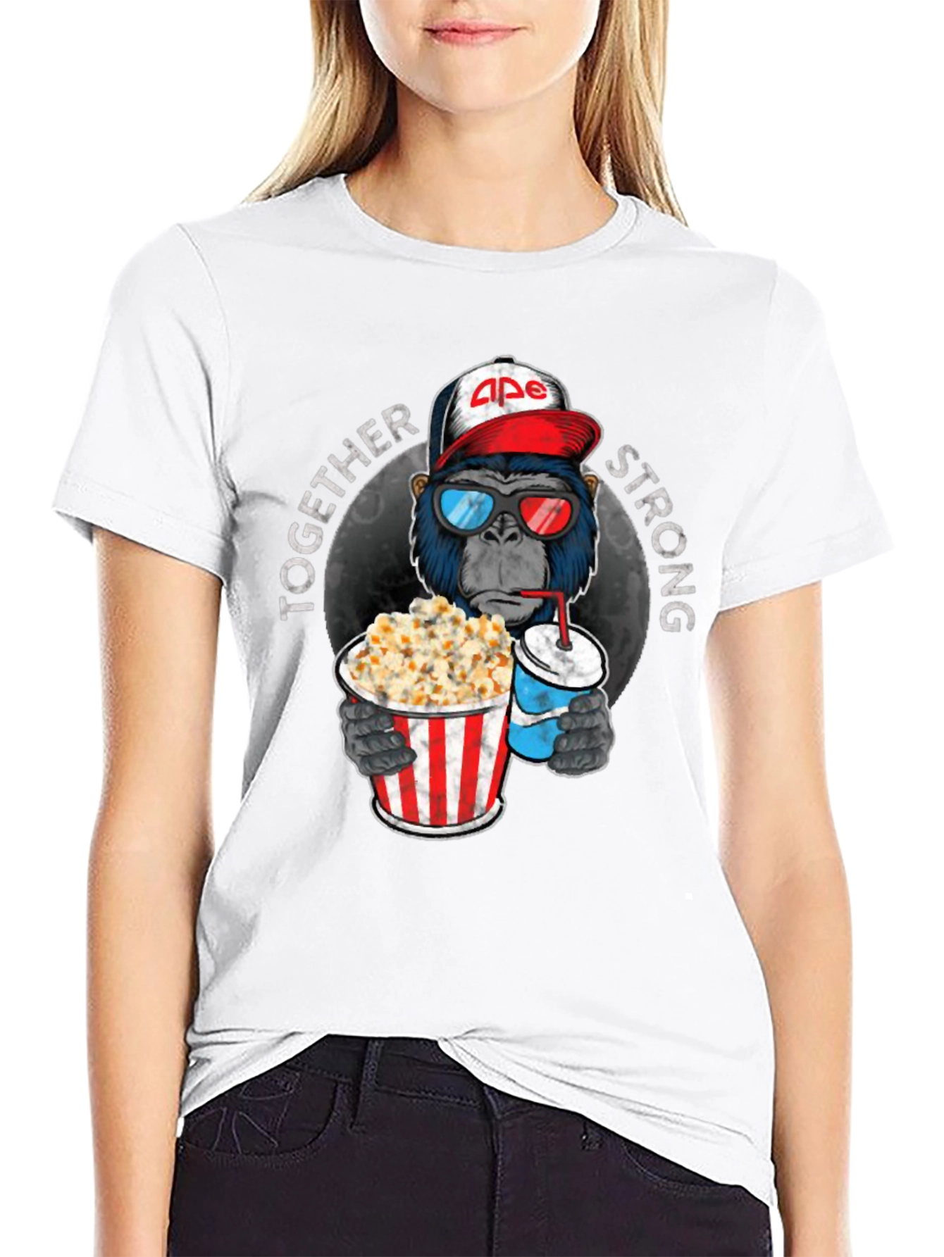 Ape Together Strong Black T-Shirt