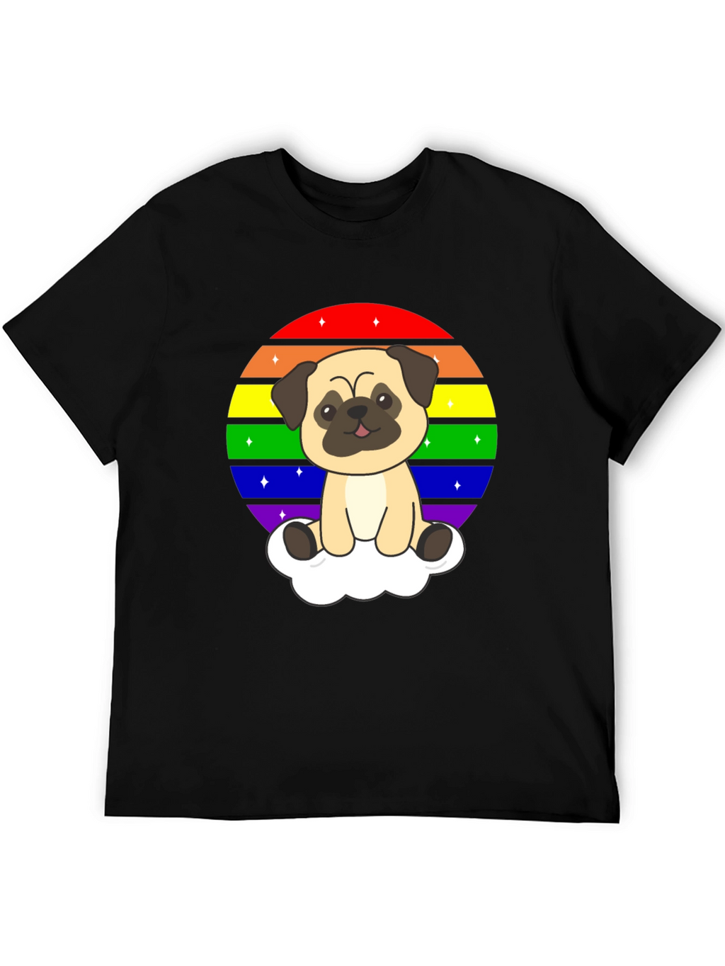 Pug Rainbow Pride T-Shirt