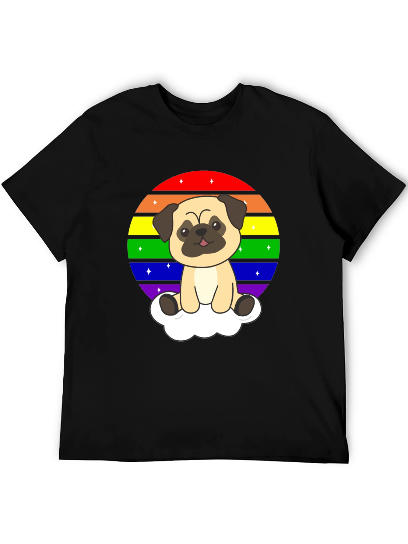 Pug Rainbow Pride T-Shirt