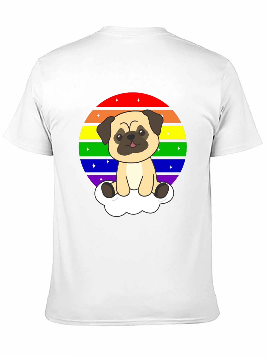 Pug Rainbow Pride T-Shirt