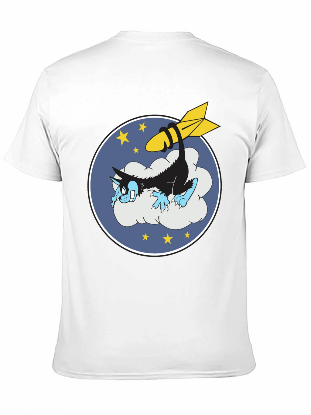 Cartoon Wolf & Bomb Graphic Tee