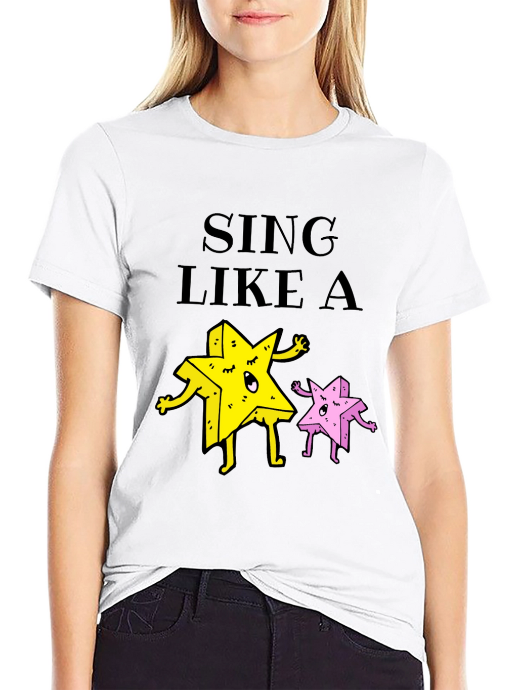 Sing Like A Star Funny Graphic Tee
