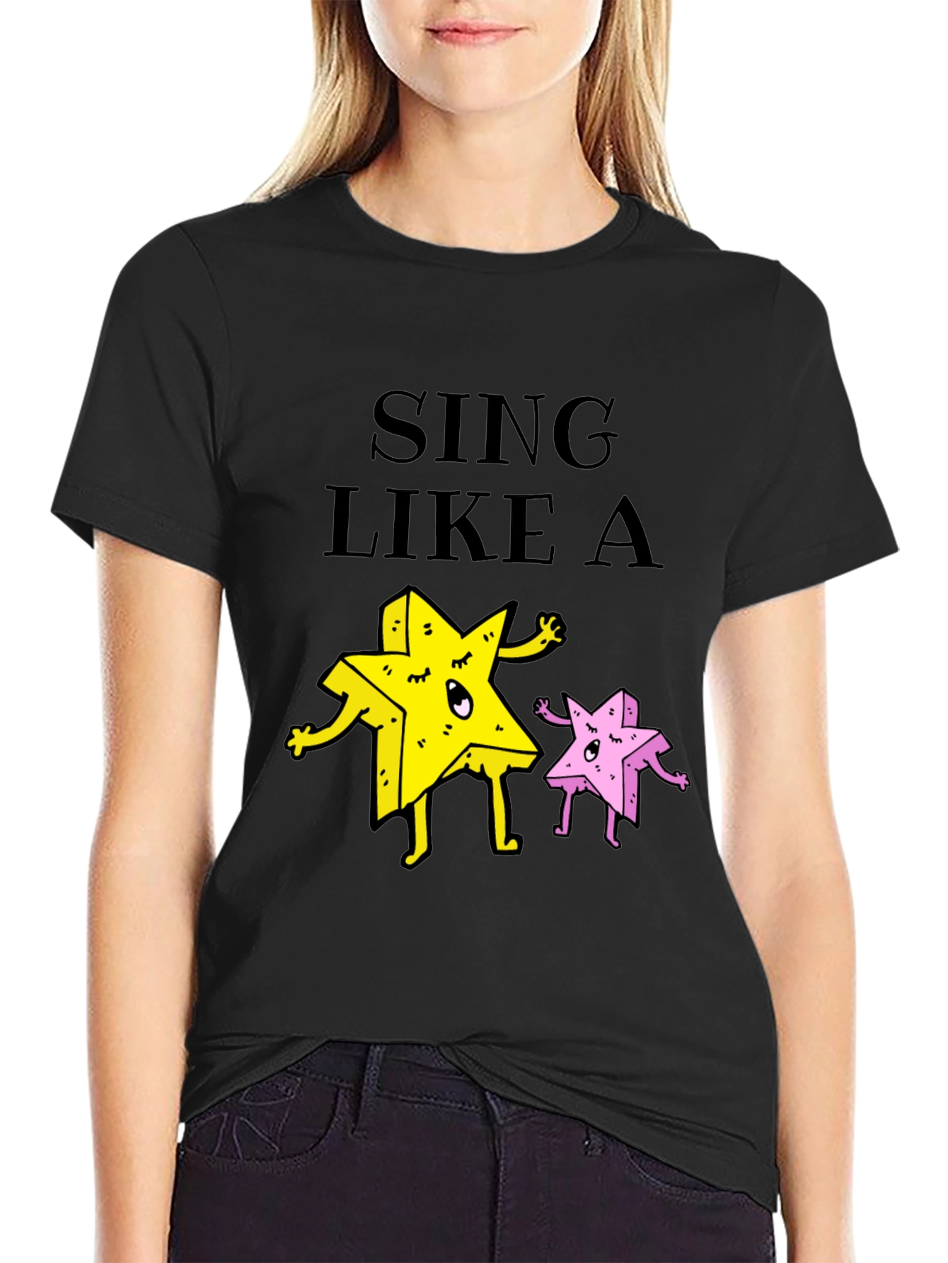 Sing Like A Star Funny Graphic Tee