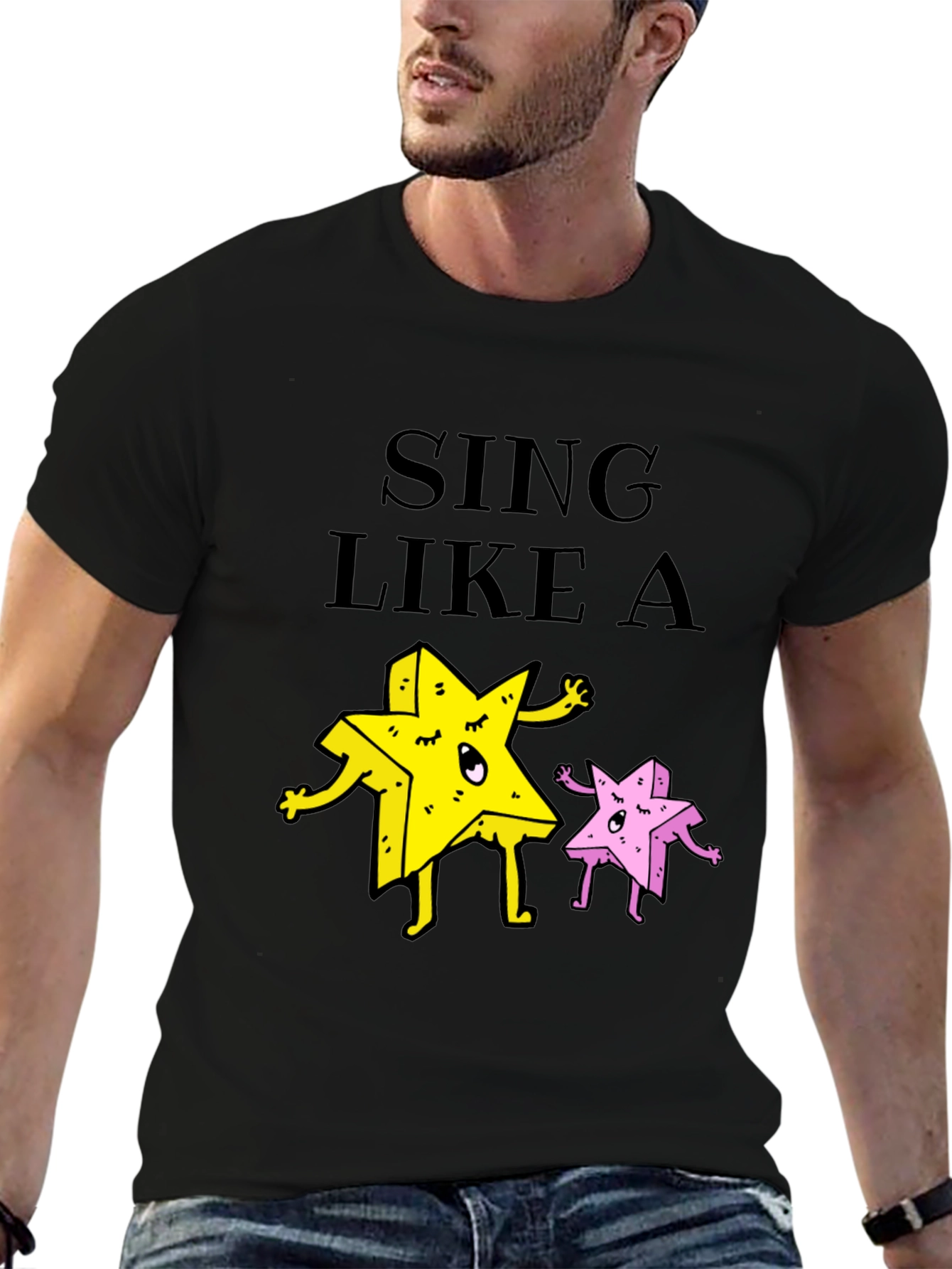 Sing Like A Star Funny Graphic Tee