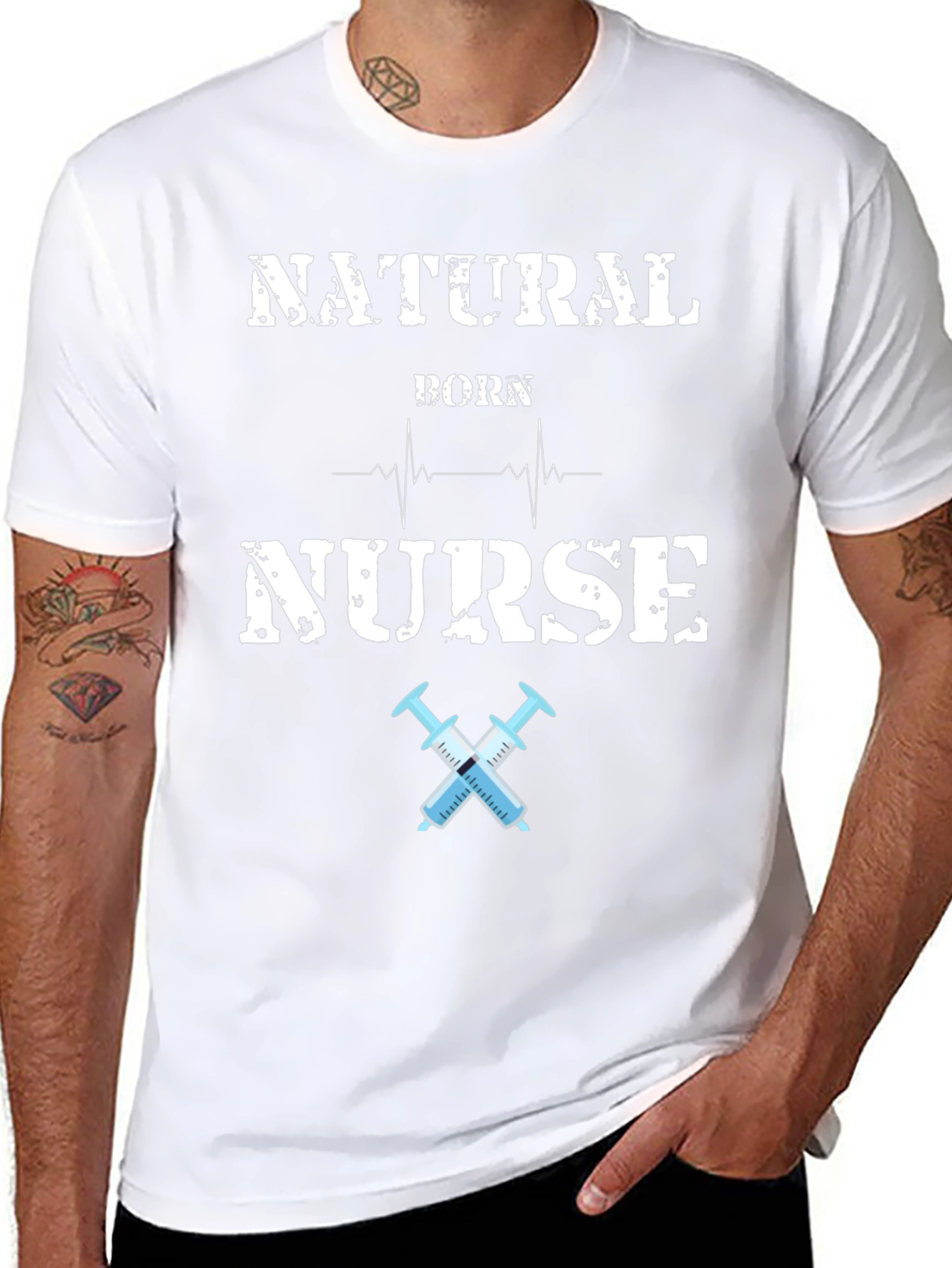 Natural Born Nurse Graphic Tee