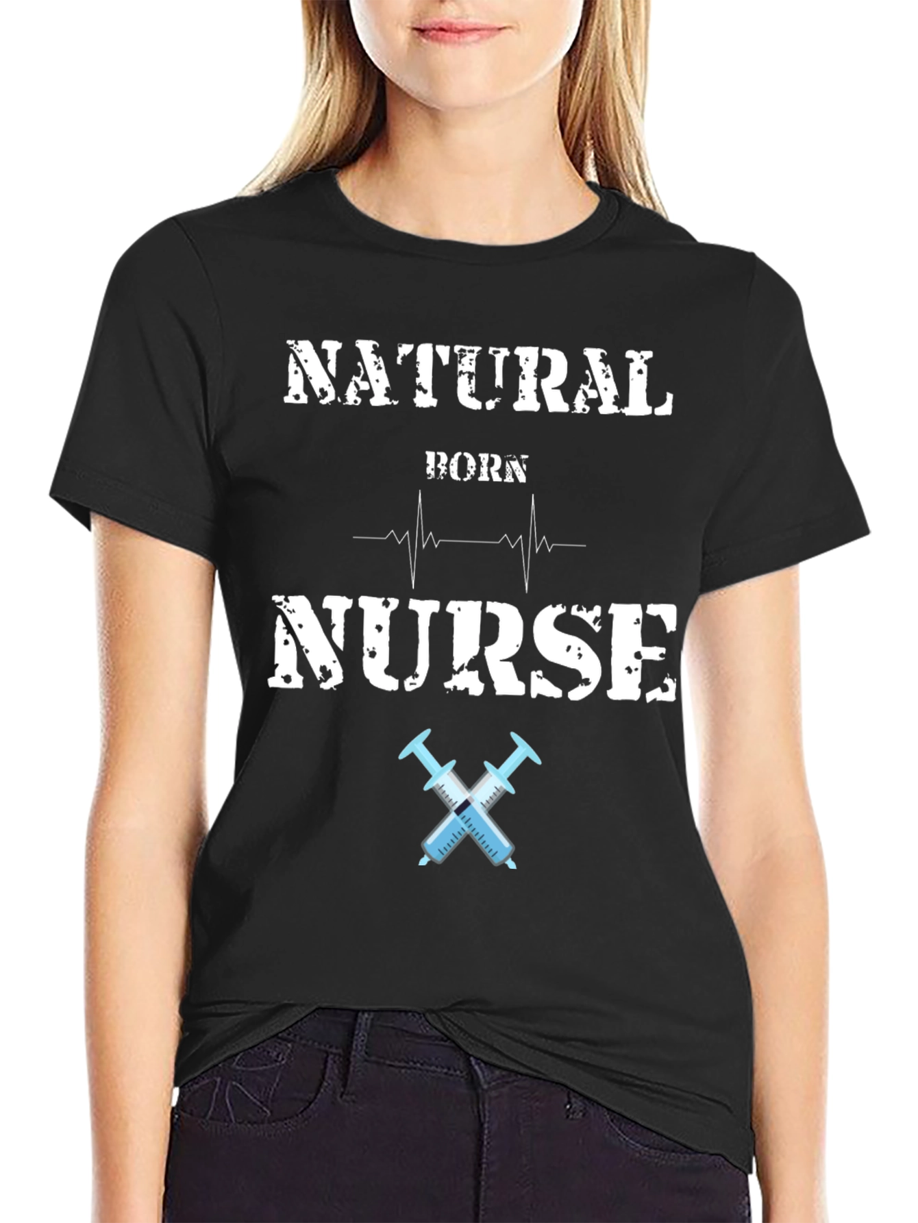 Natural Born Nurse Graphic Tee