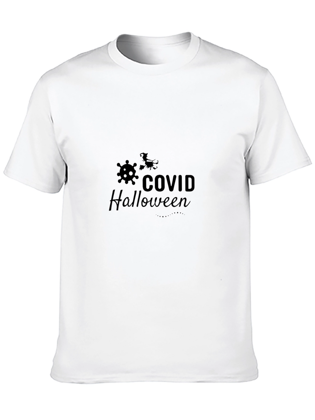 COVID Halloween Black T-Shirt