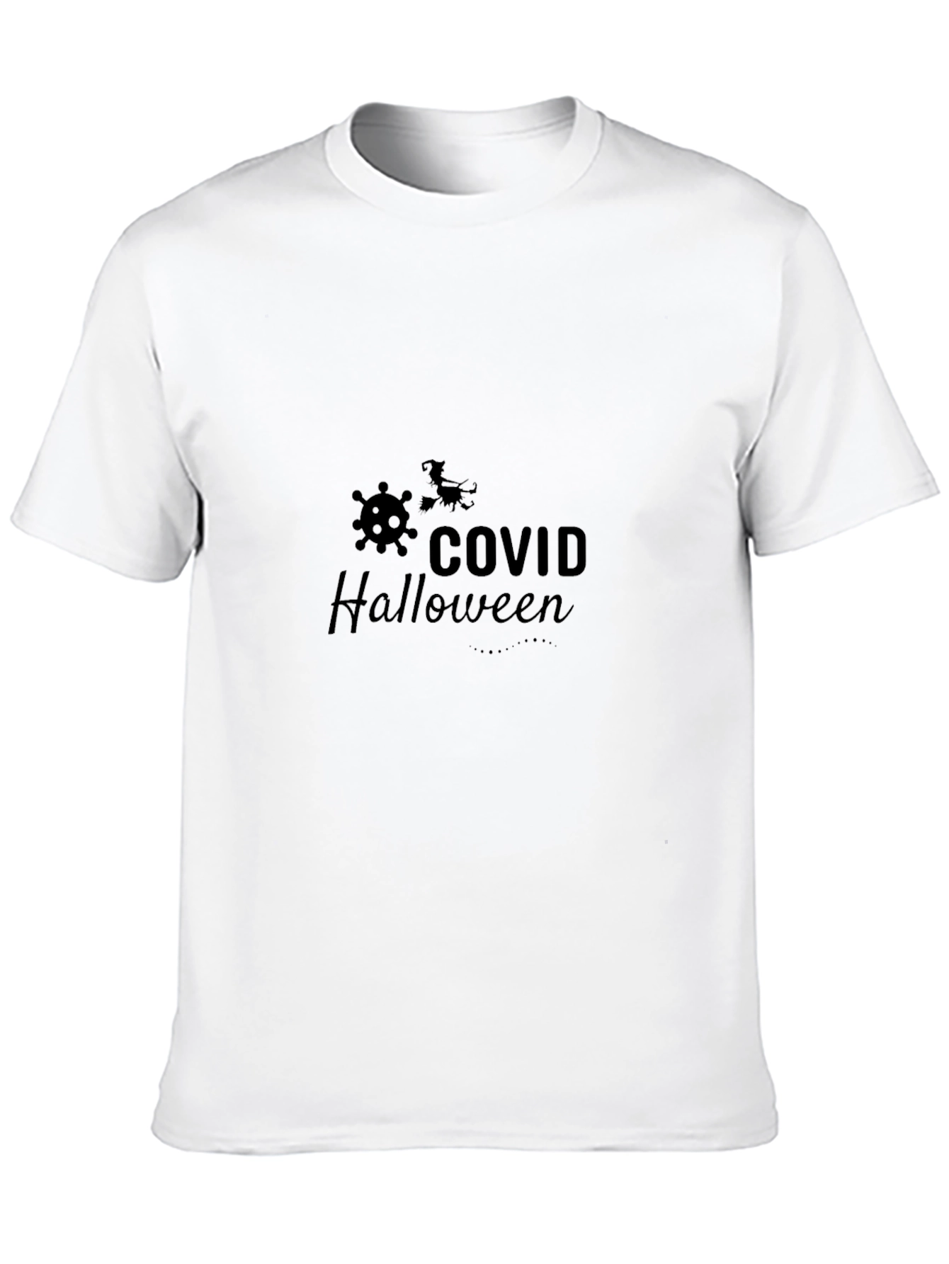 COVID Halloween Black T-Shirt