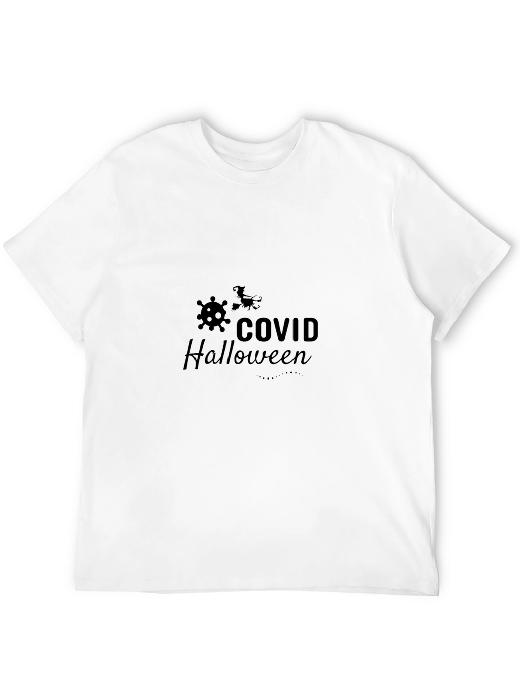COVID Halloween Black T-Shirt