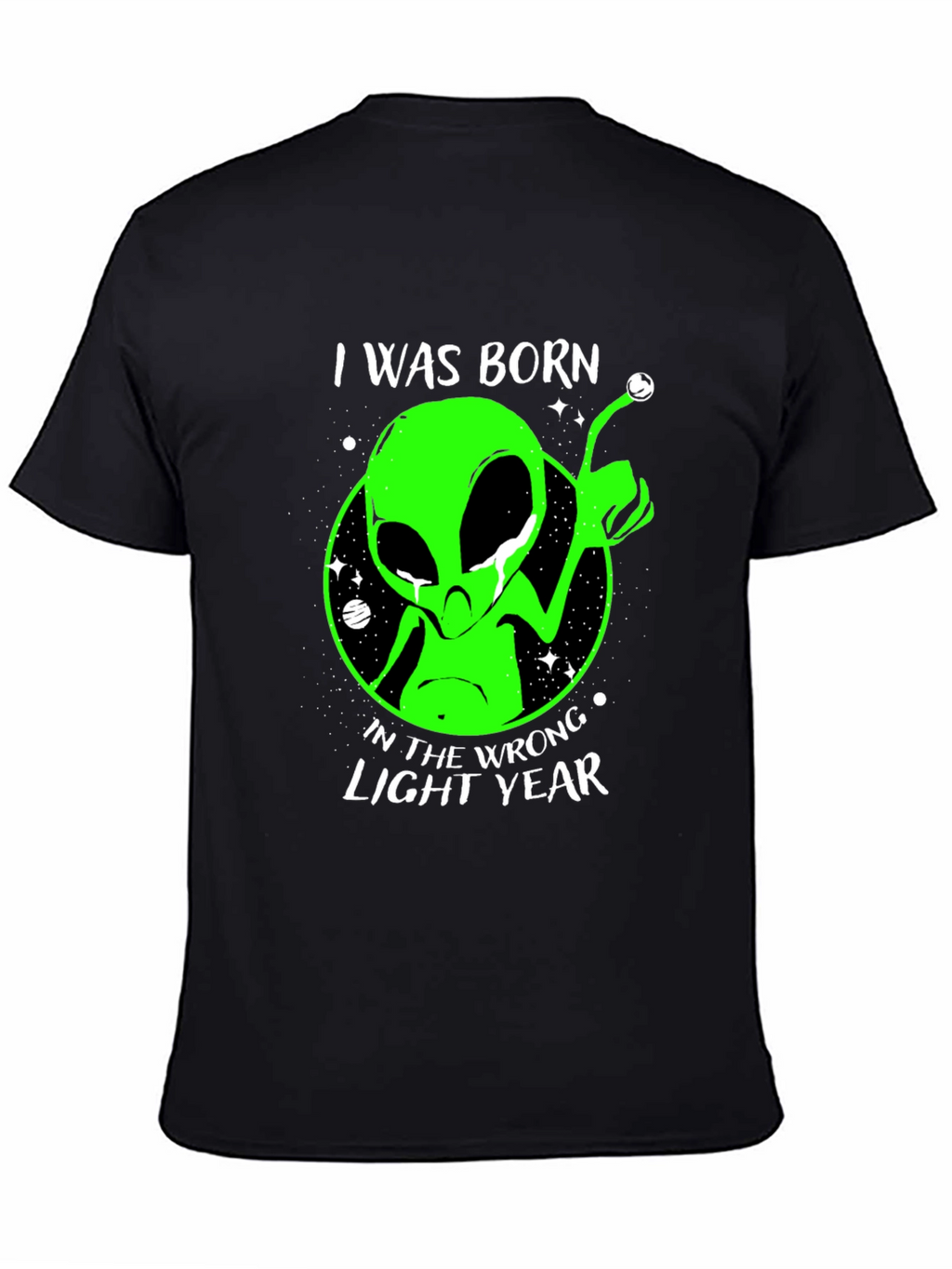 Alien Wrong Light Year Black T-Shirt