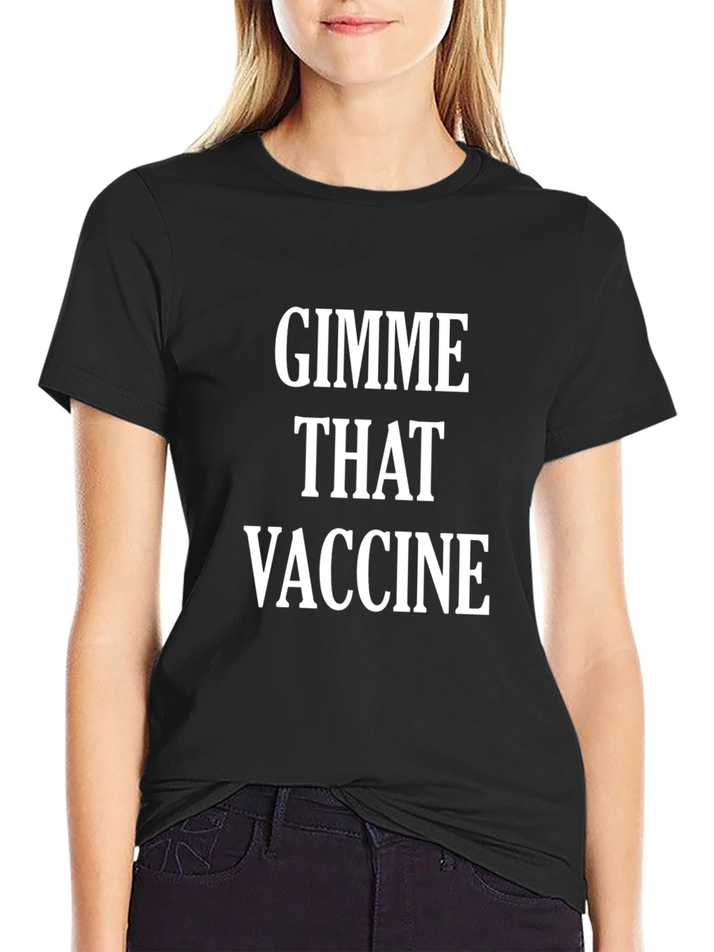 Gimme That Vaccine Black T-Shirt