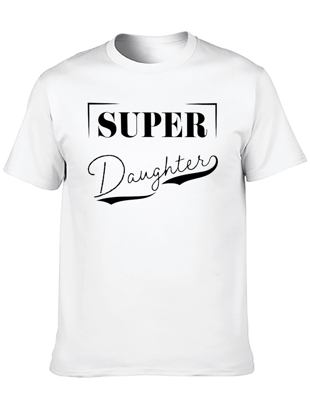 Super Daughter Black Graphic T-Shirt