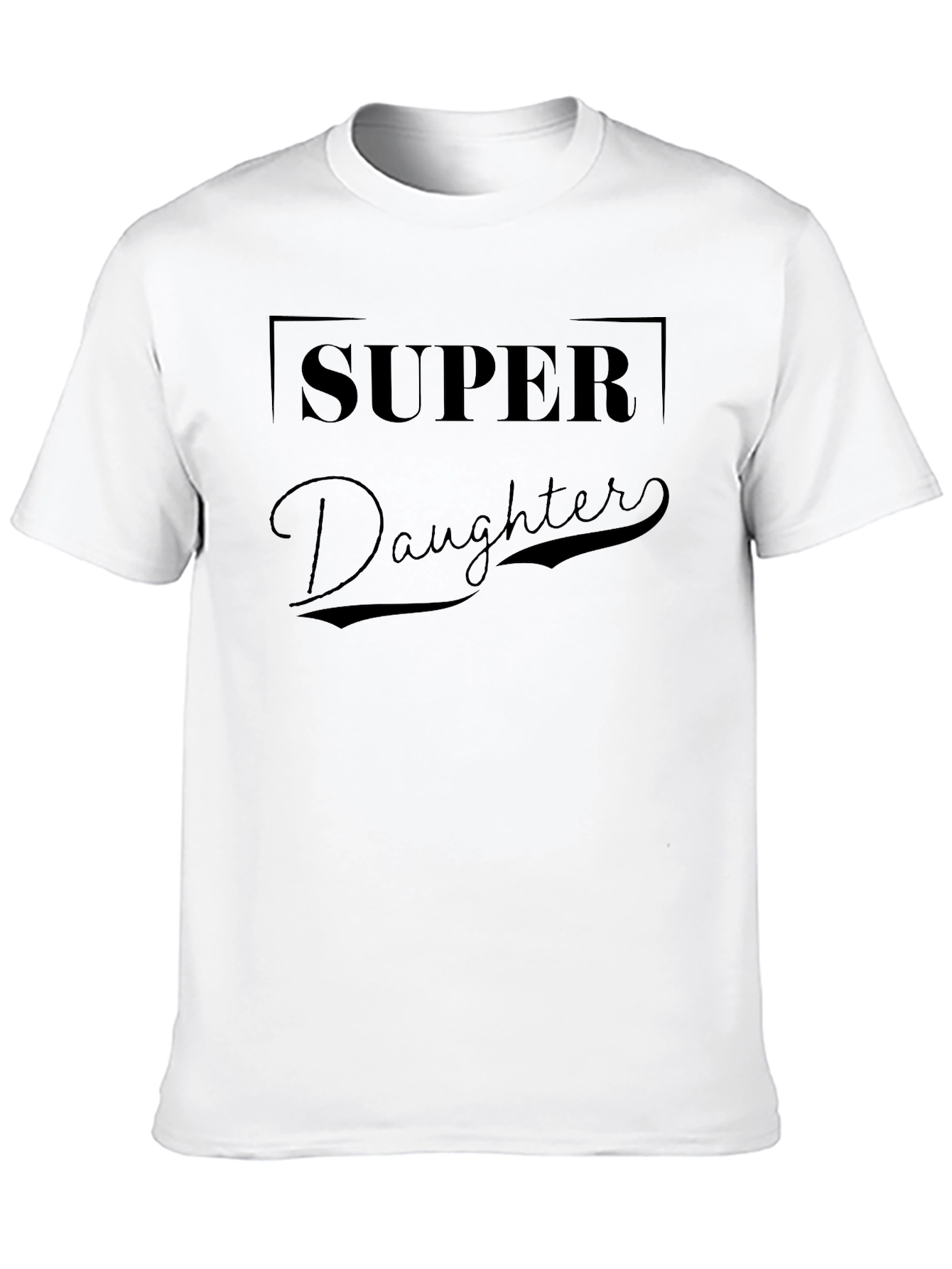 Super Daughter Black Graphic T-Shirt