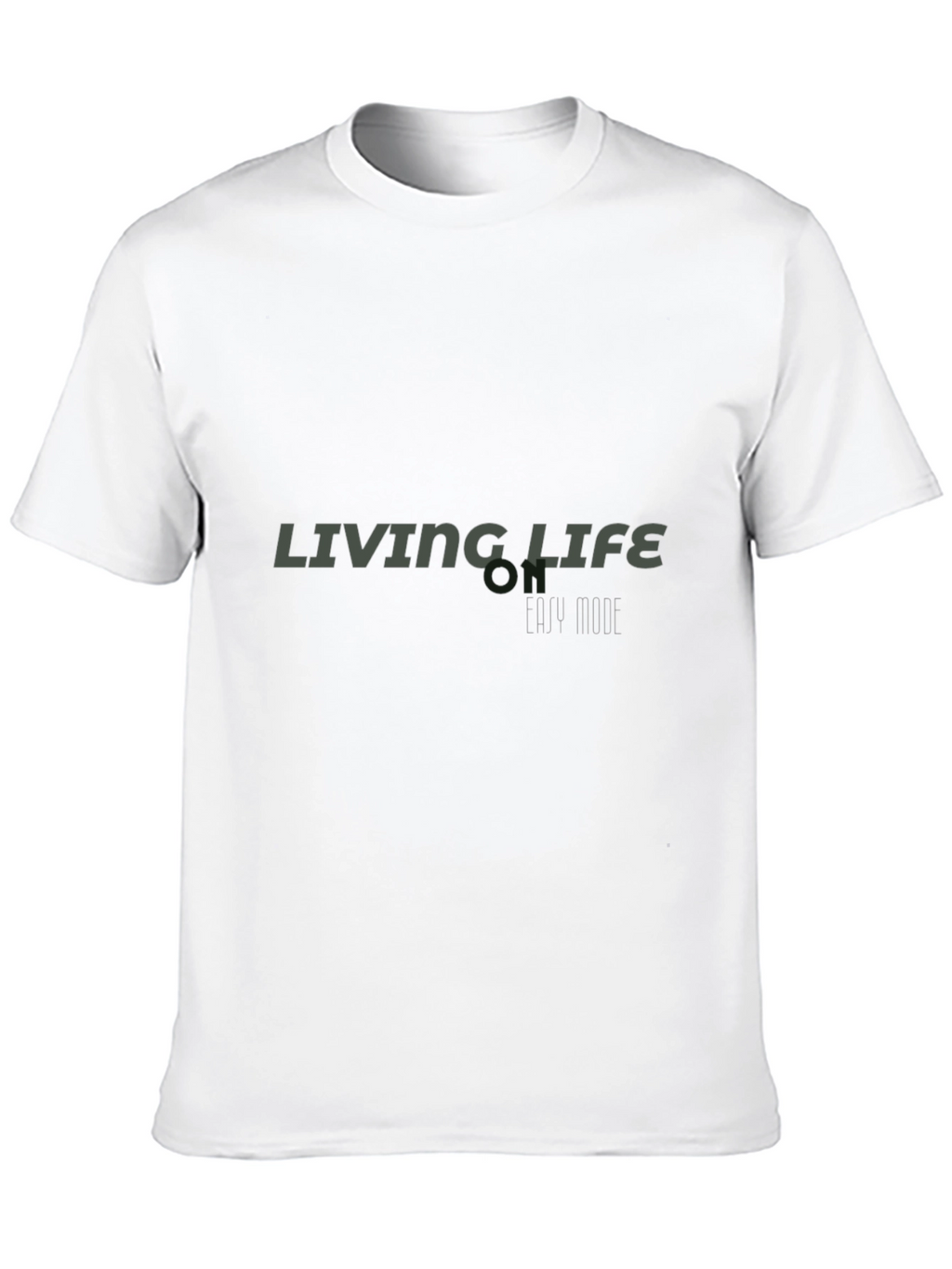Living Life My Style Black Tee Shirt
