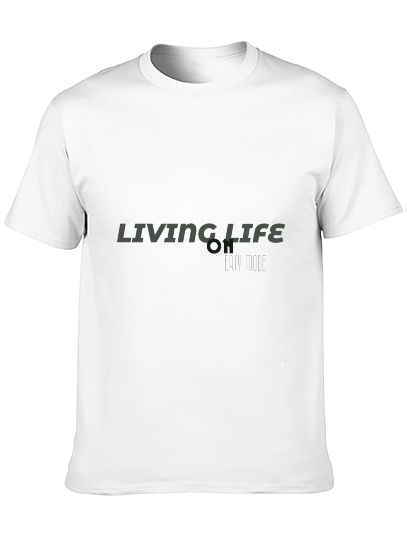 Living Life My Style Black Tee Shirt