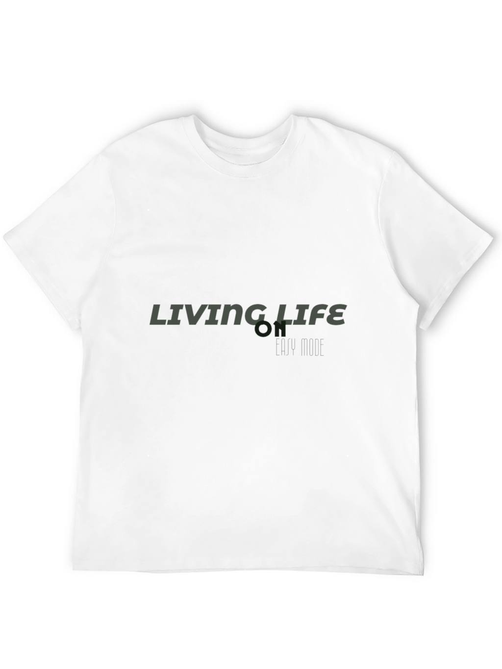Living Life My Style Black Tee Shirt