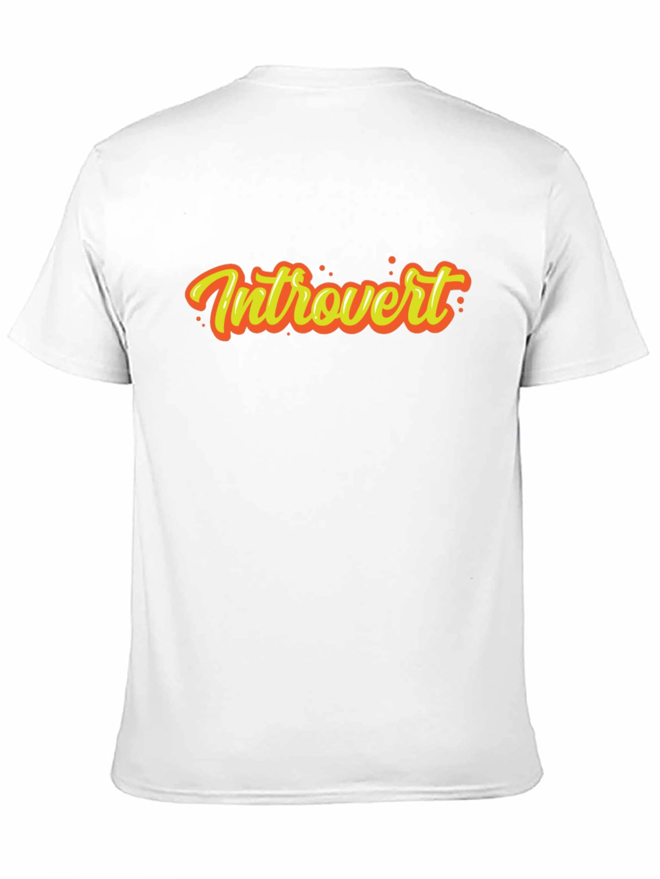 Introvert Graphic Tee - Black Short Sleeve