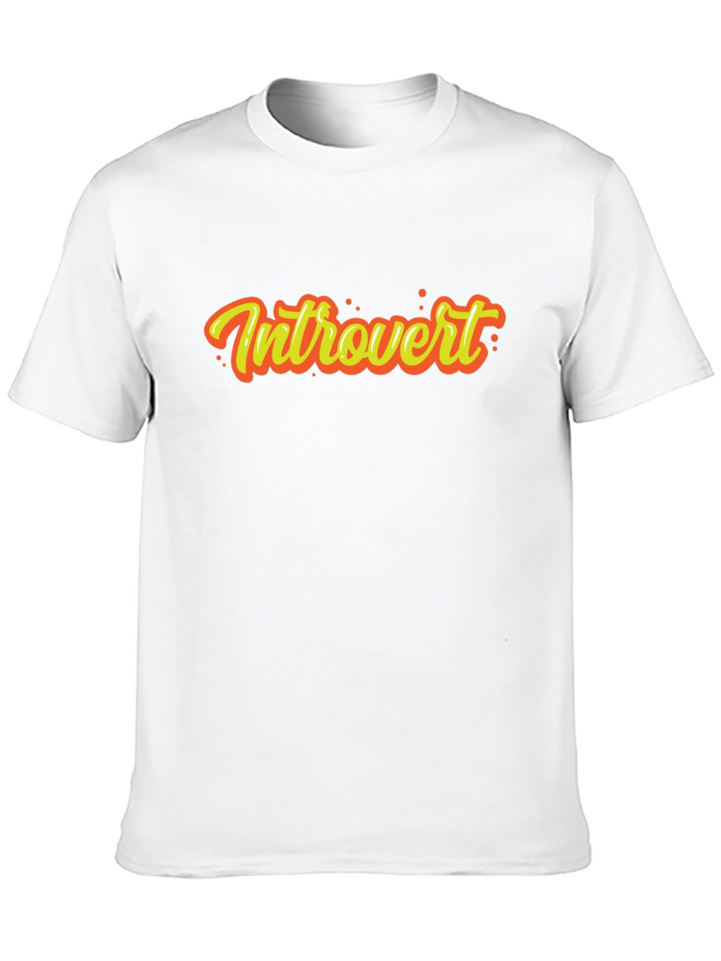 Introvert Graphic Tee - Black Short Sleeve