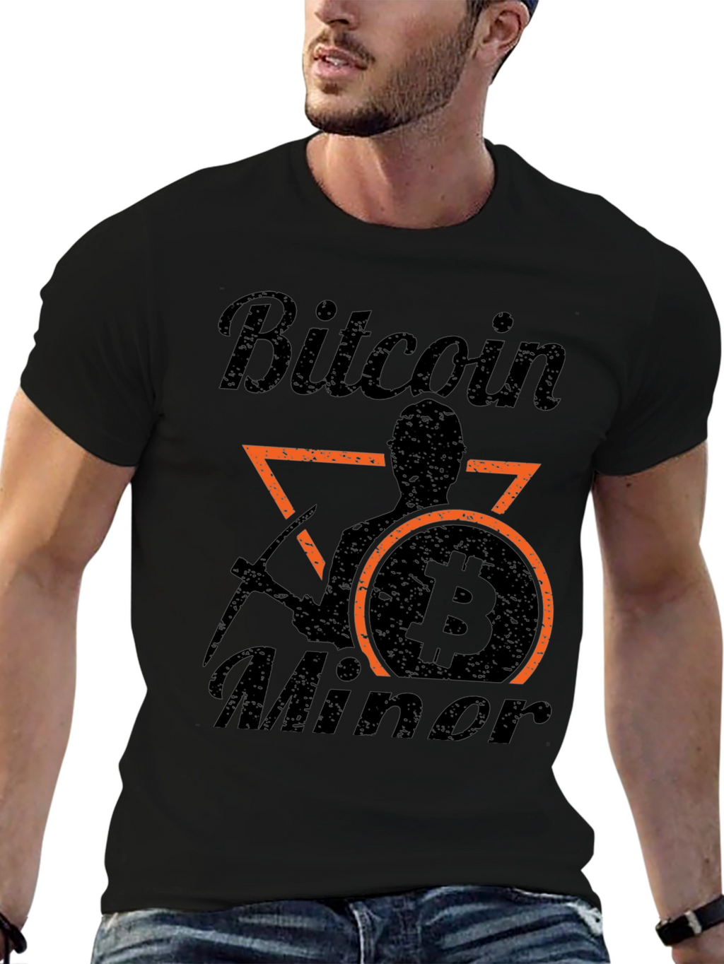 Bitcoin Miner Graphic Tee - Crypto Enthusiast Shirt
