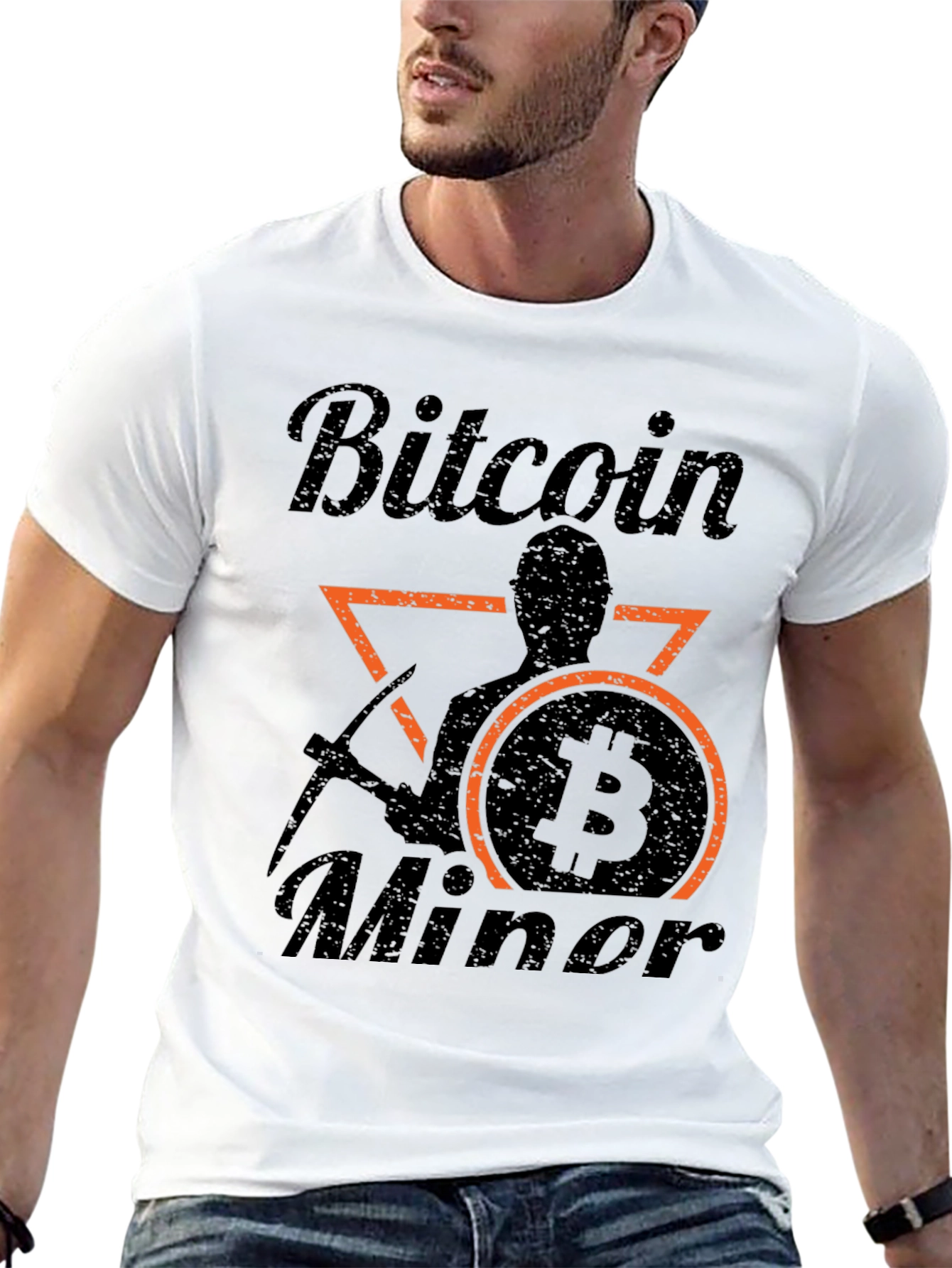 Bitcoin Miner Graphic Tee - Crypto Enthusiast Shirt
