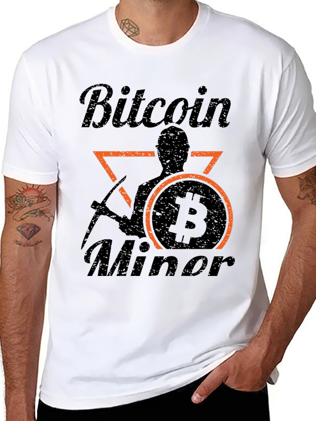 Bitcoin Miner Graphic Tee - Crypto Enthusiast Shirt