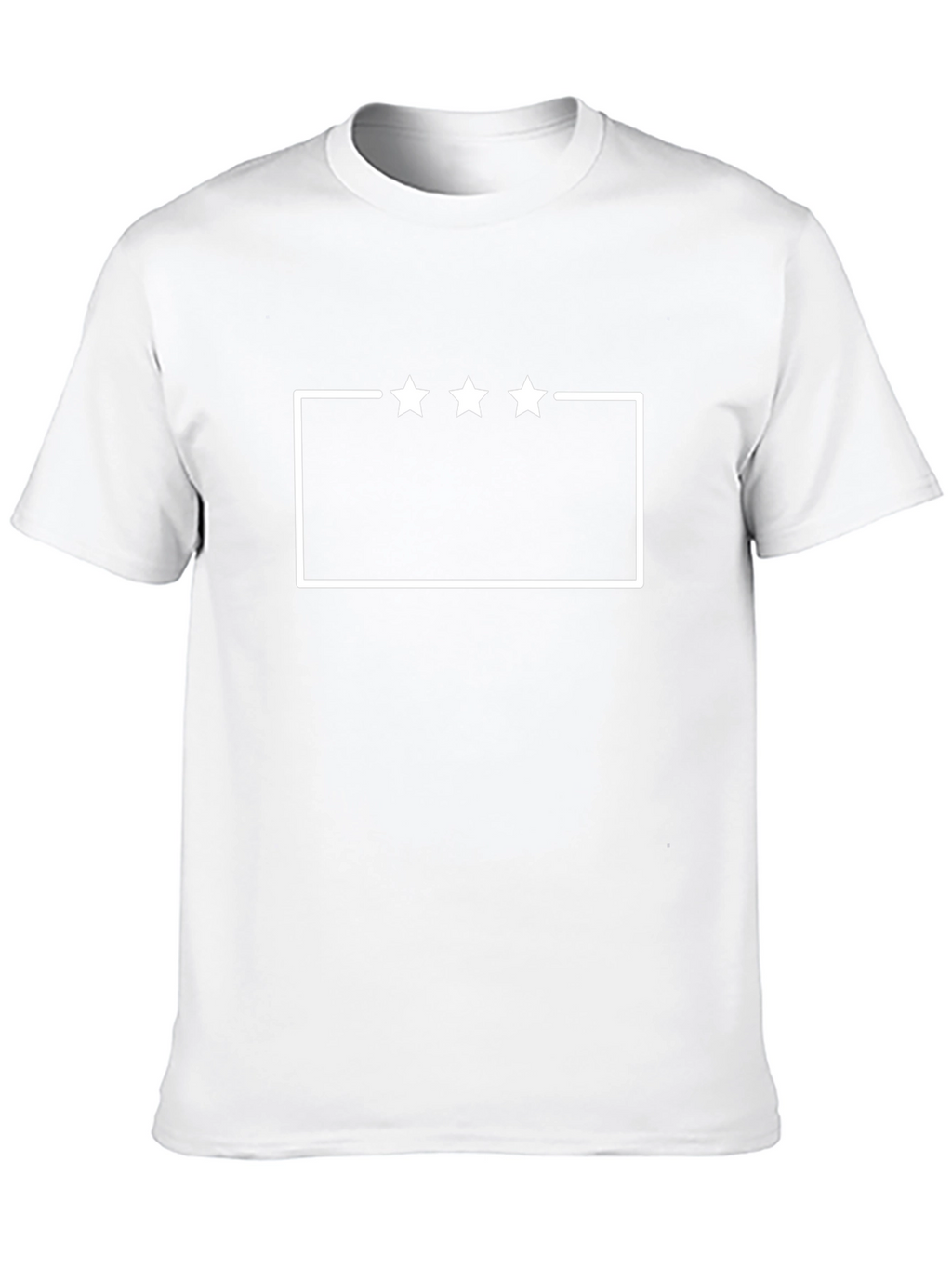 Modern Three Star Graphic Tee