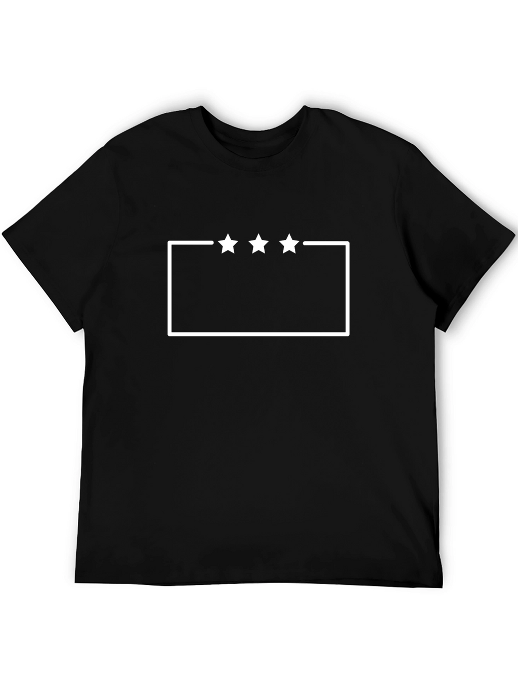 Modern Three Star Graphic Tee