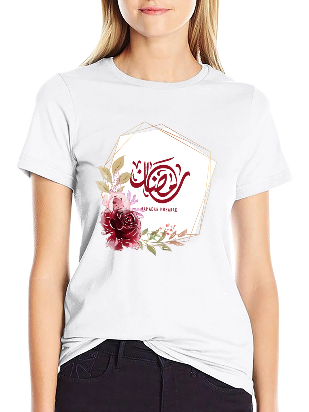 Ramadan Mubarak Floral T-Shirt