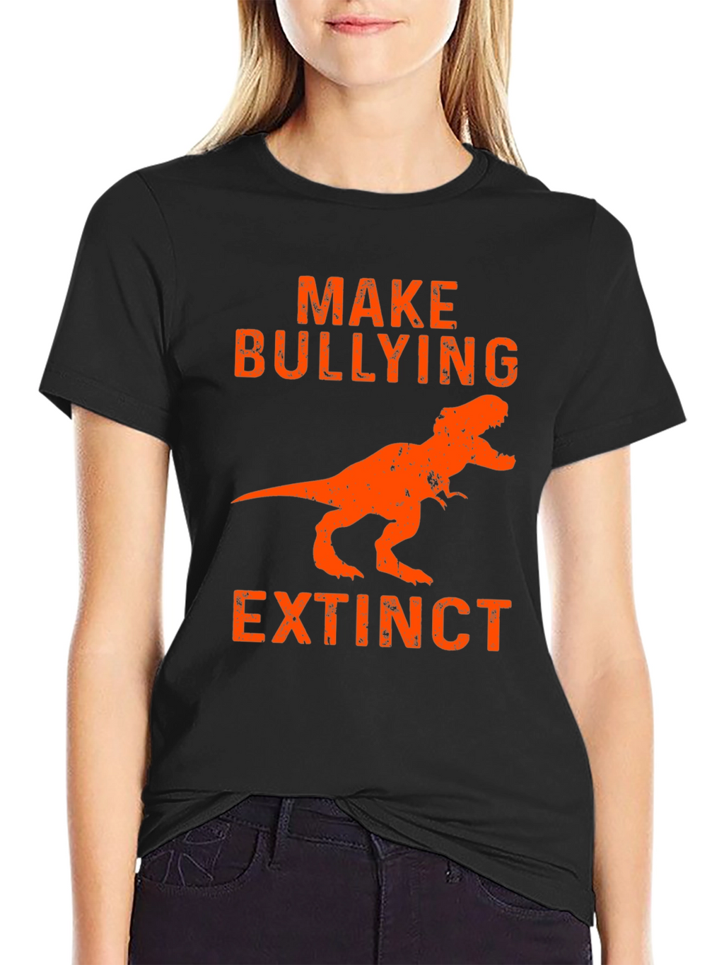Make Bullying Extinct T-Rex Graphic Tee