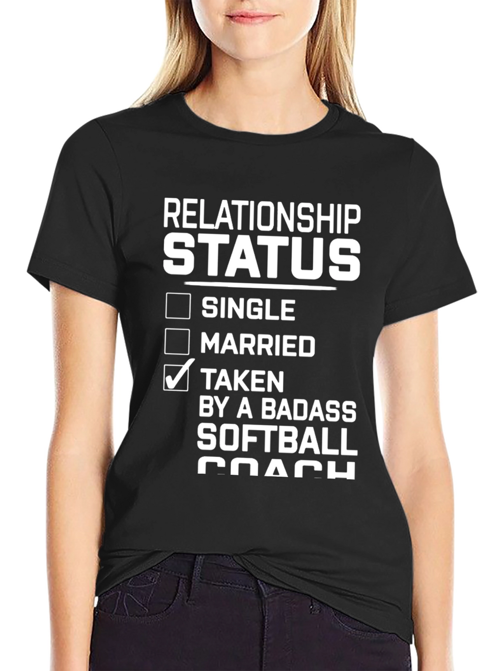Relationship Status Softball Coach T-Shirt