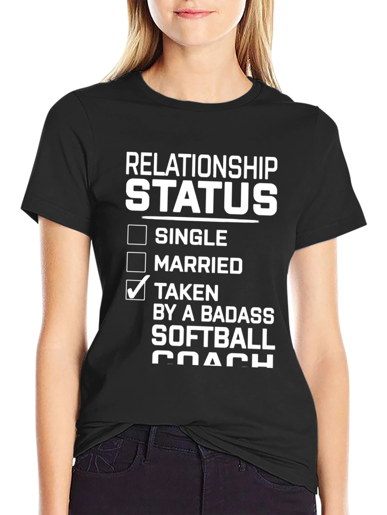 Relationship Status Softball Coach T-Shirt