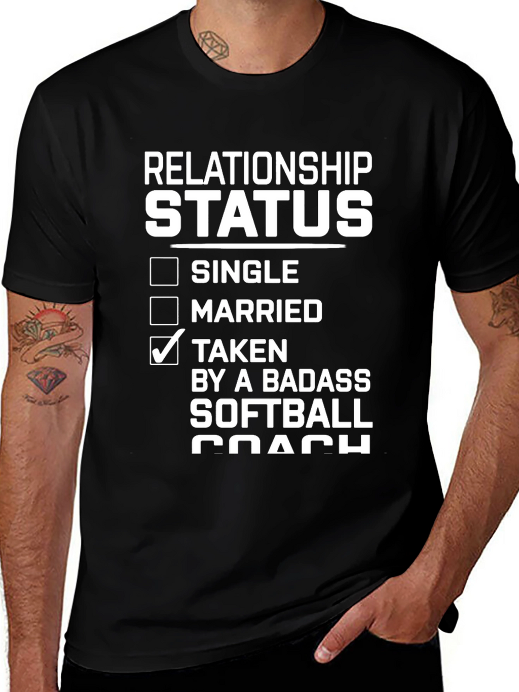 Relationship Status Softball Coach T-Shirt