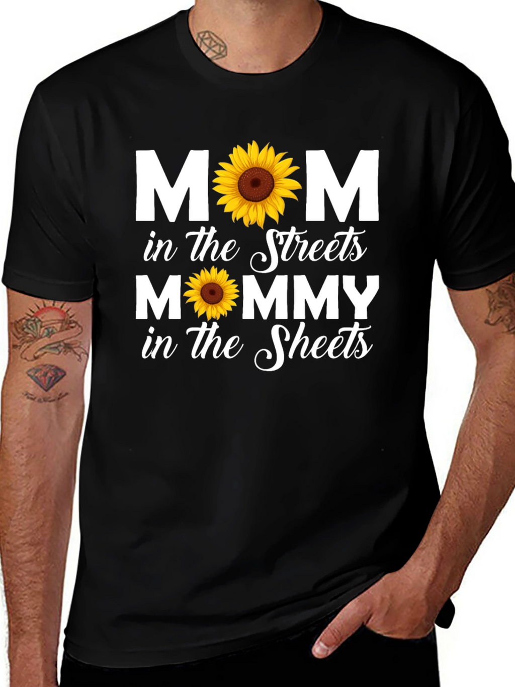 Mom Sunflower Graphic Tee