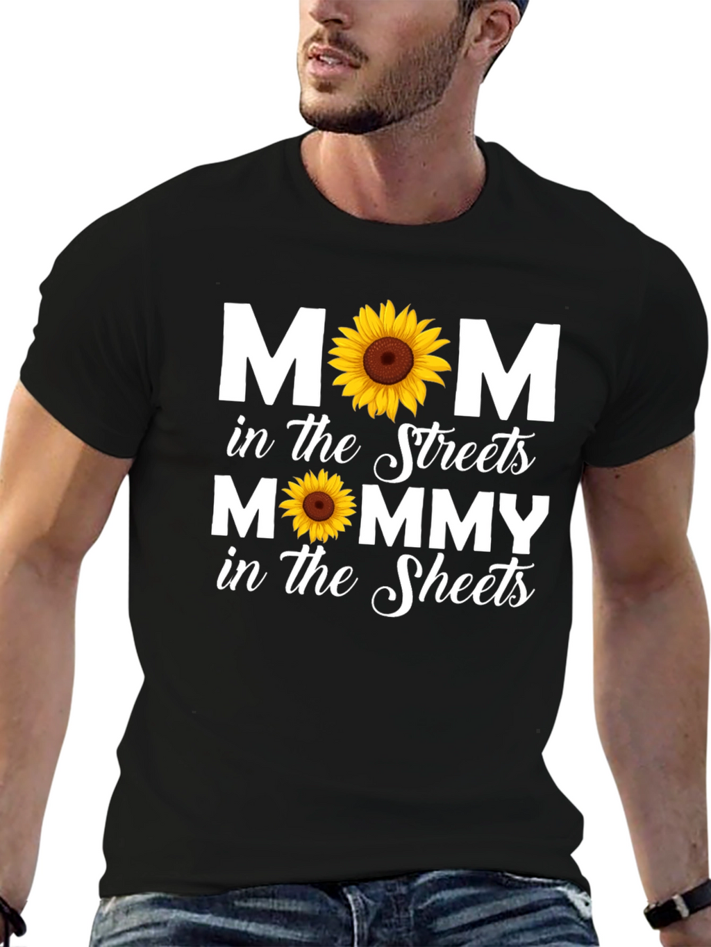 Mom Sunflower Graphic Tee