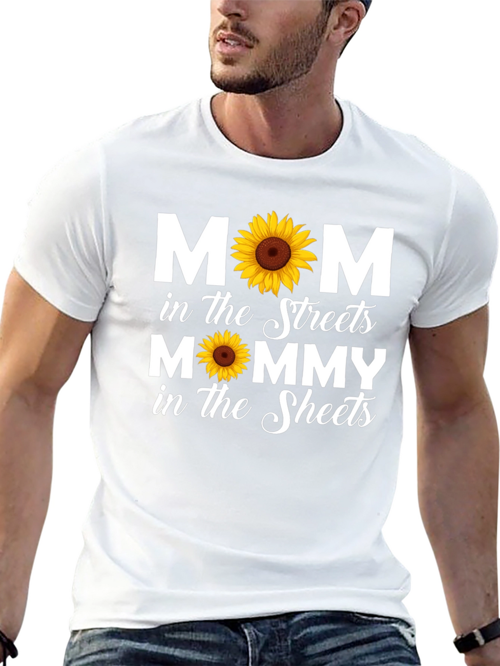 Mom Sunflower Graphic Tee