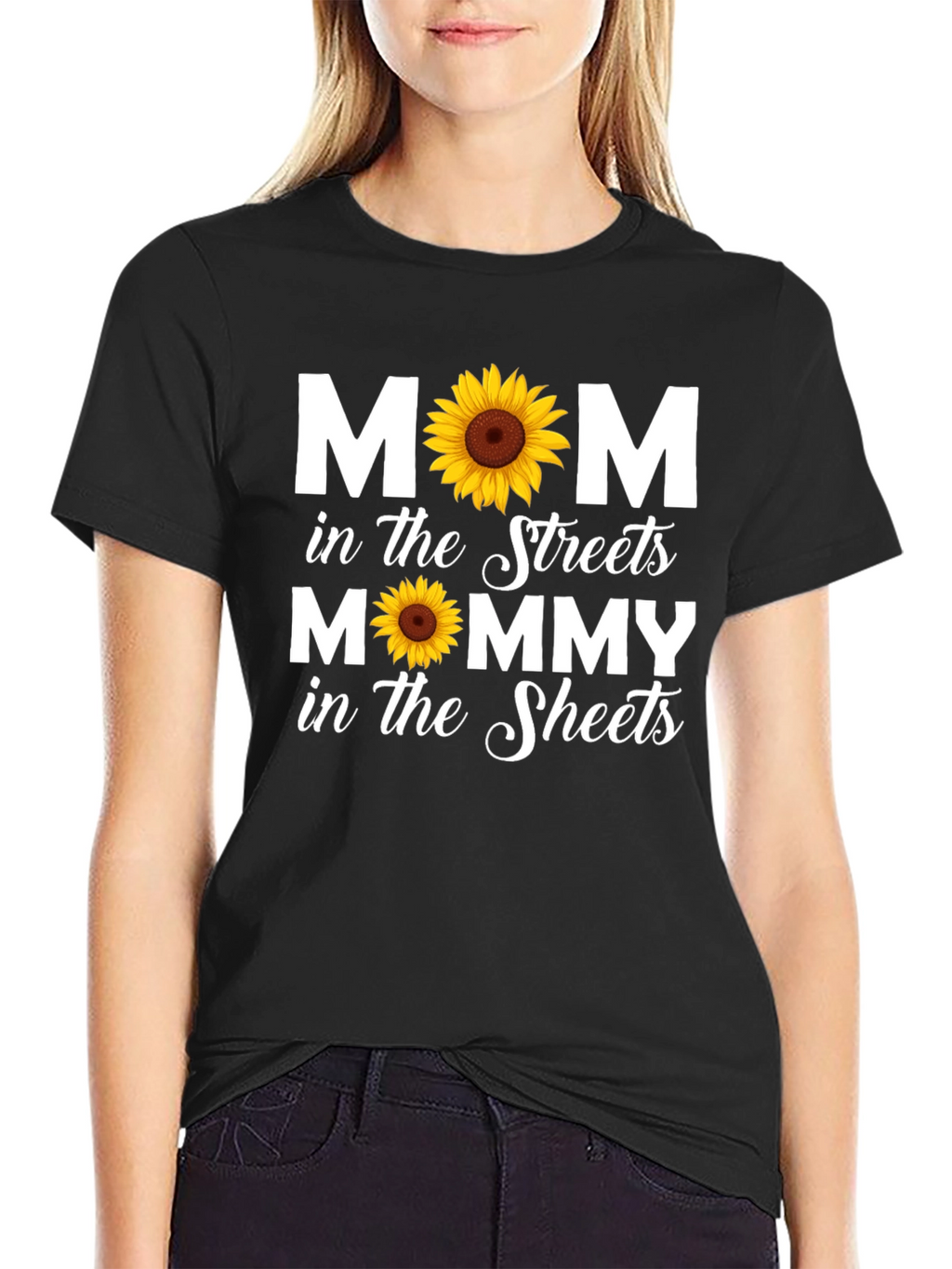 Mom Sunflower Graphic Tee