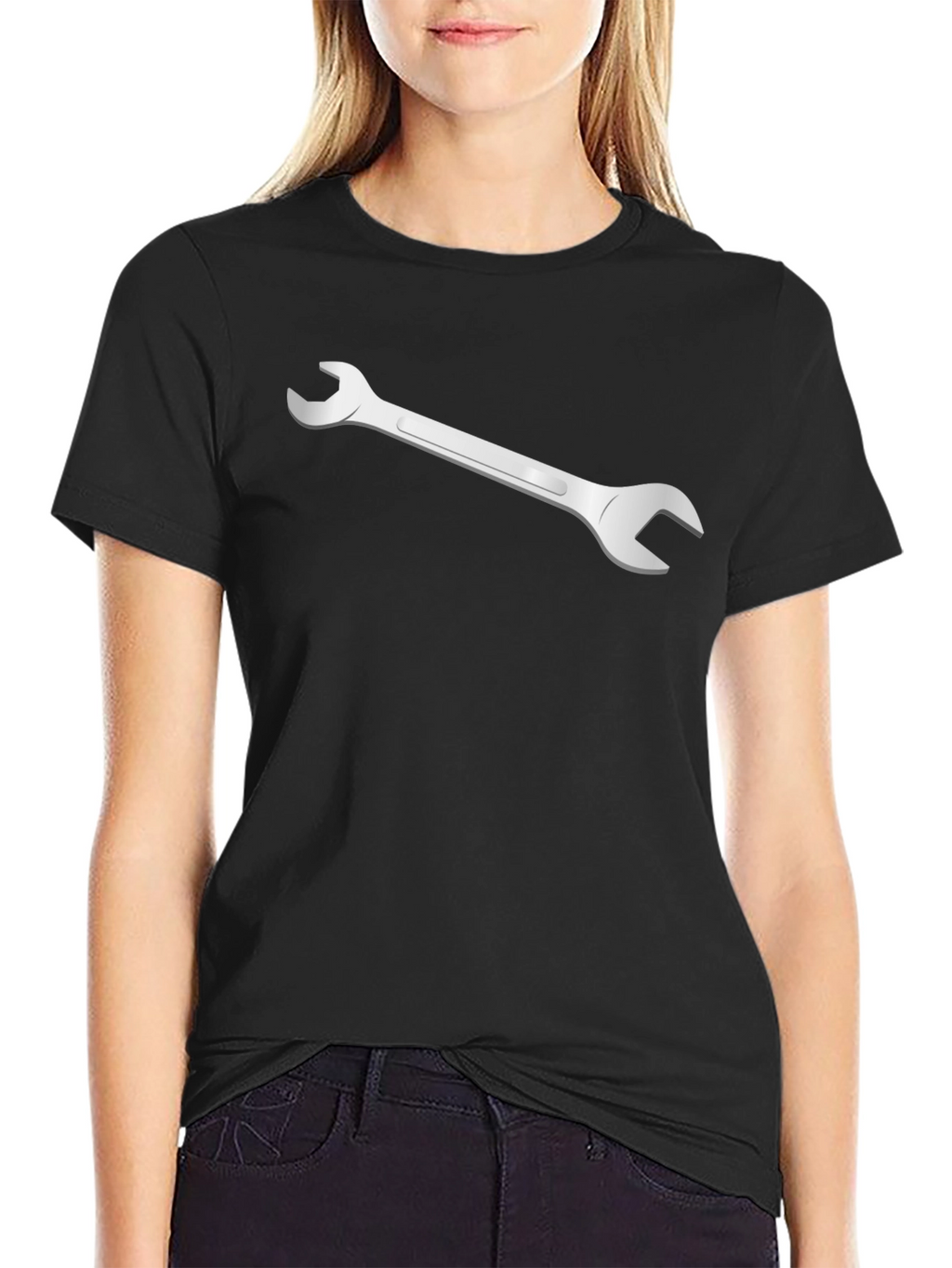 Wrench Graphic Black T-Shirt