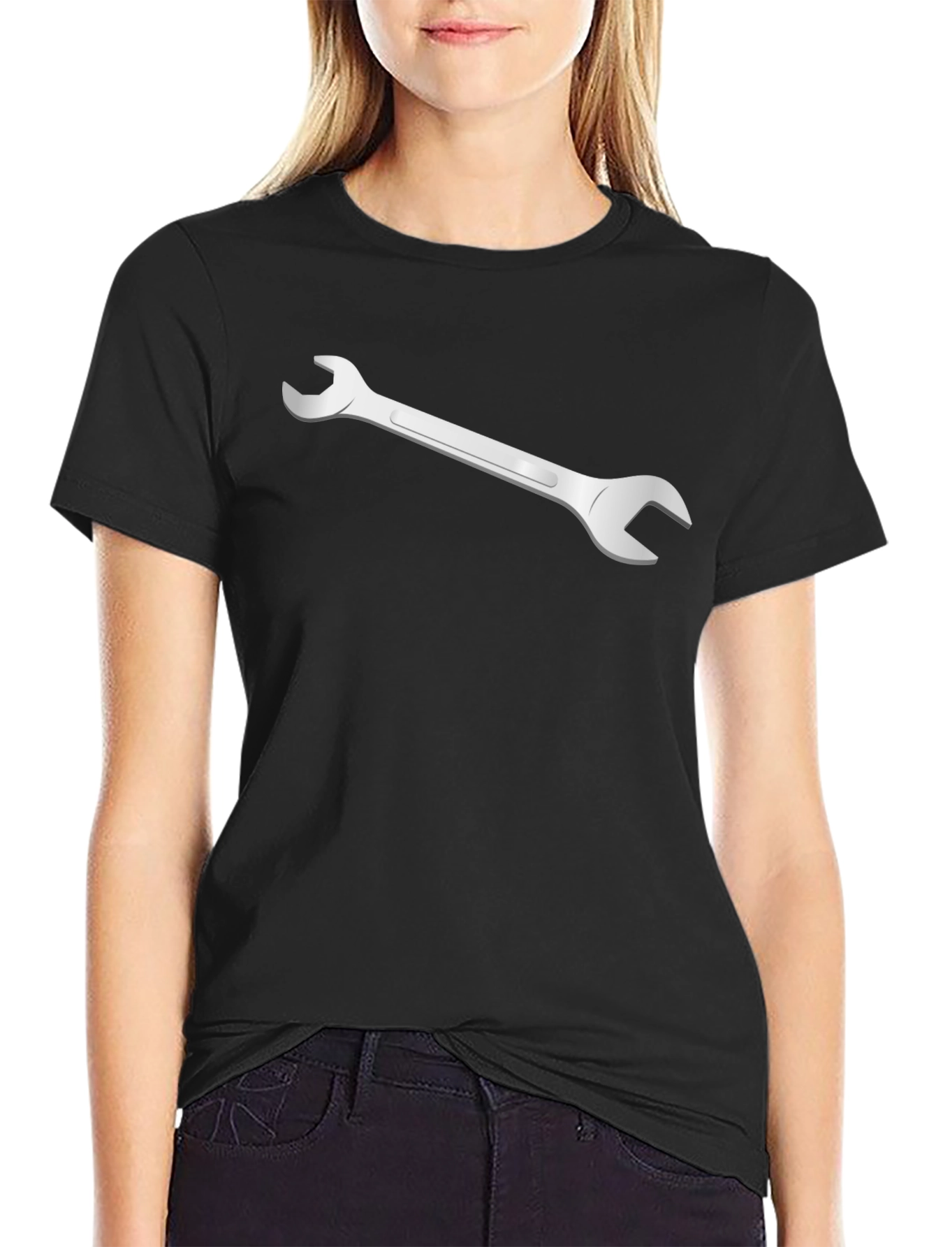 Wrench Graphic Black T-Shirt