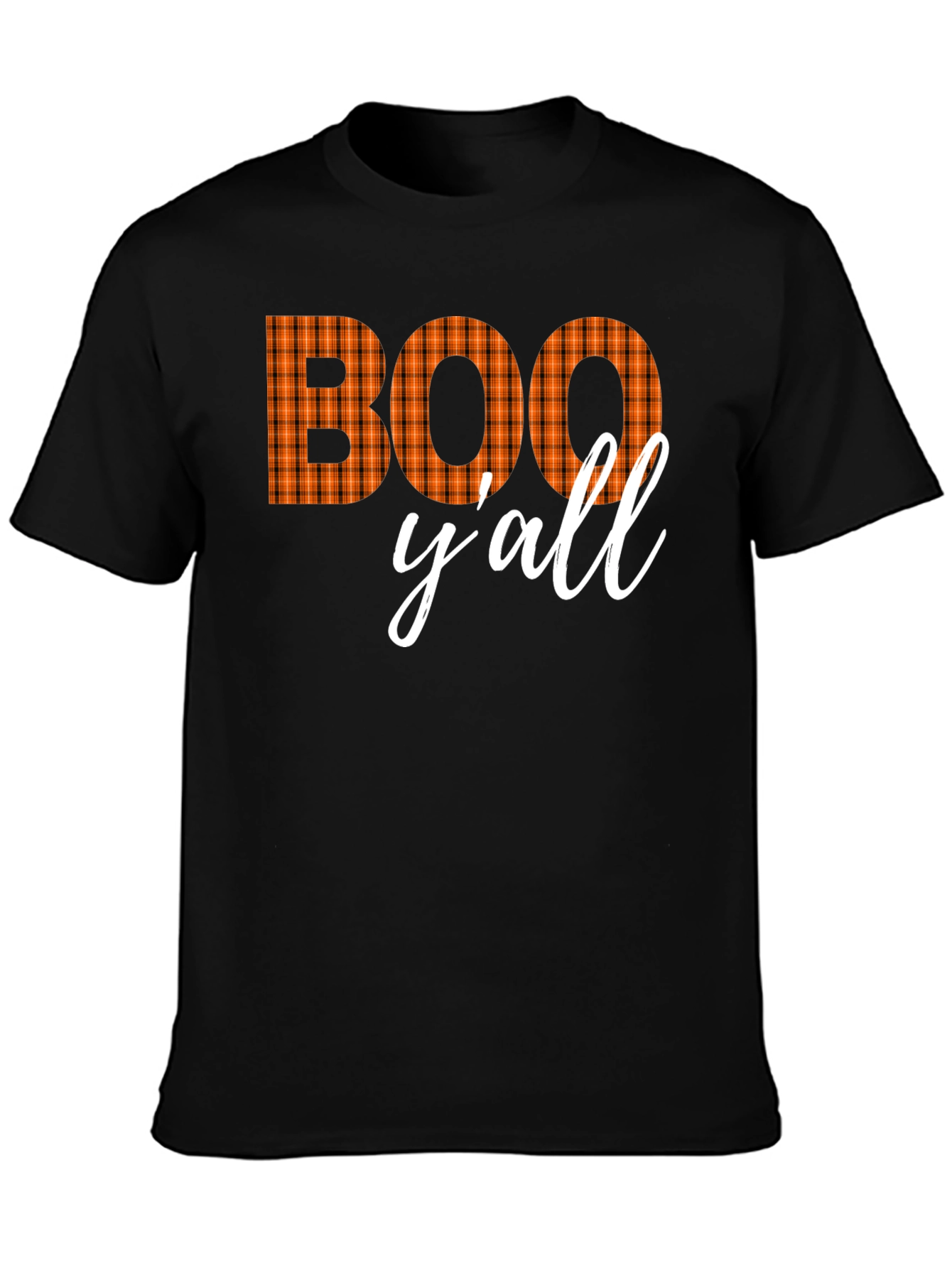 Boo Yall Halloween Graphic Tee - Spooky Season Shirt