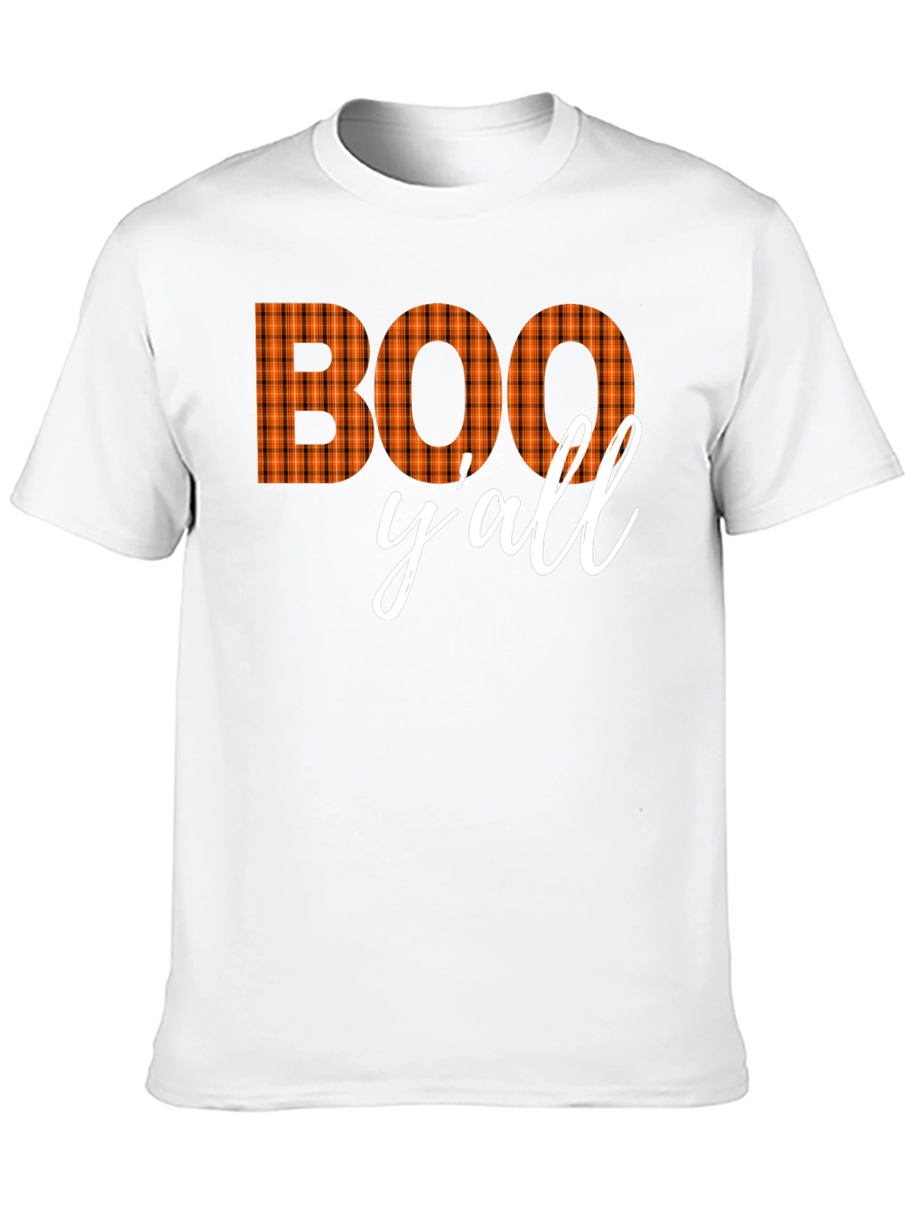 Boo Yall Halloween Graphic Tee - Spooky Season Shirt