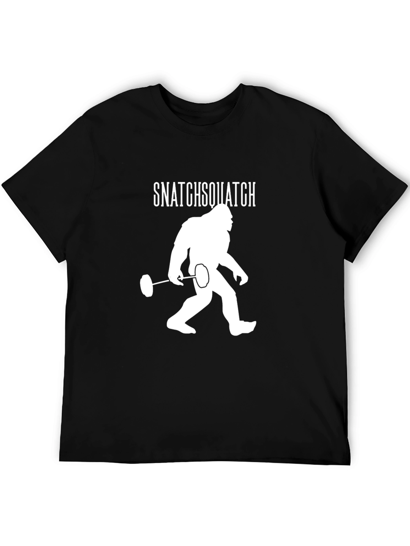 Snatchsquatch T-Shirt: Bigfoot Weightlifting Tee