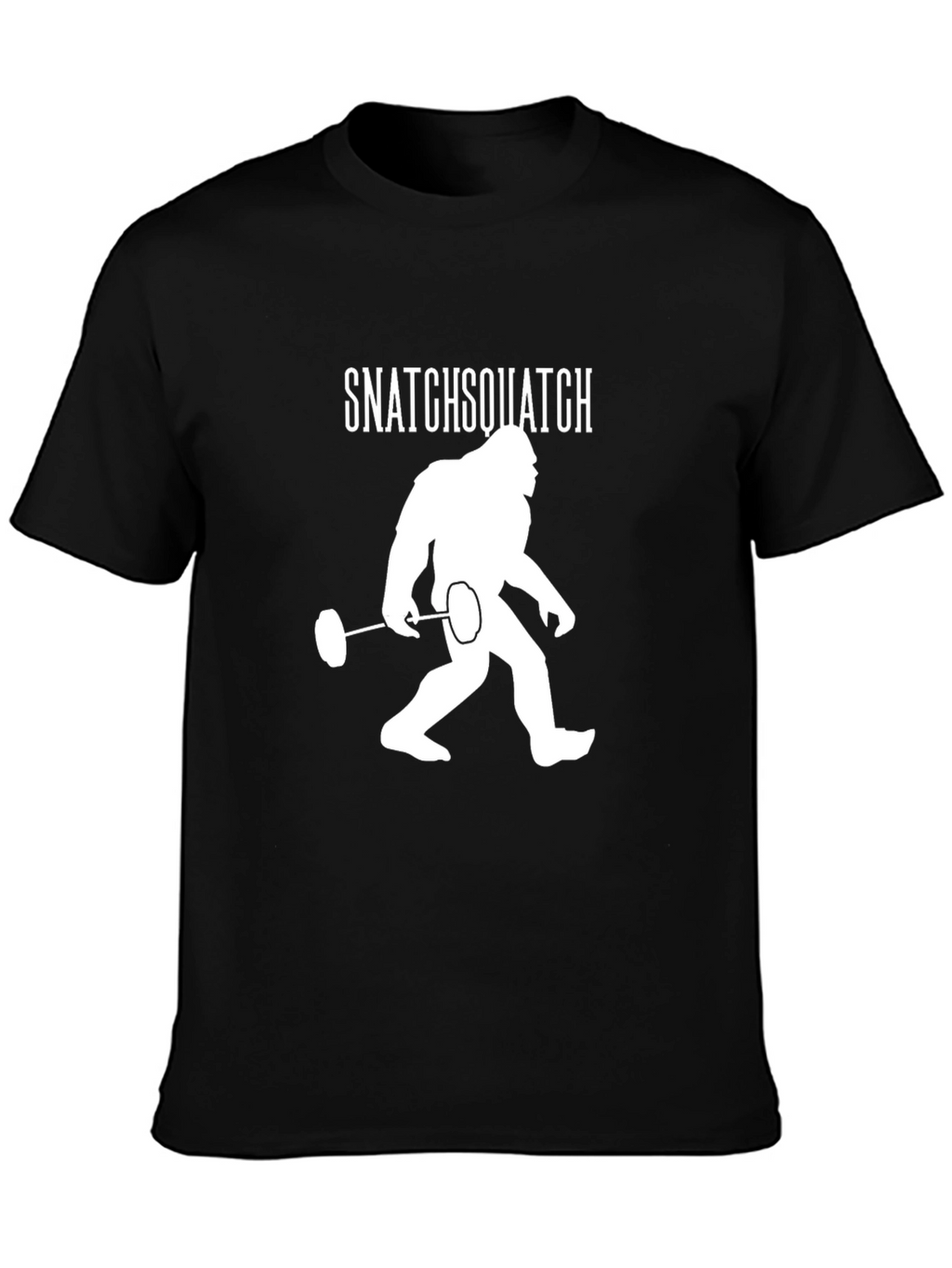 Snatchsquatch T-Shirt: Bigfoot Weightlifting Tee
