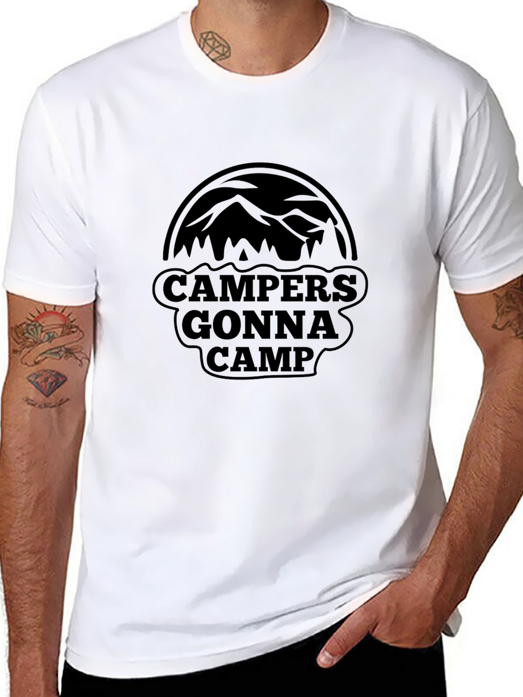 Campers Gonna Camp Graphic Tee