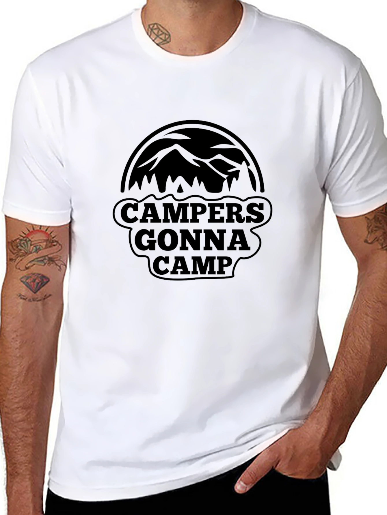 Campers Gonna Camp Graphic Tee