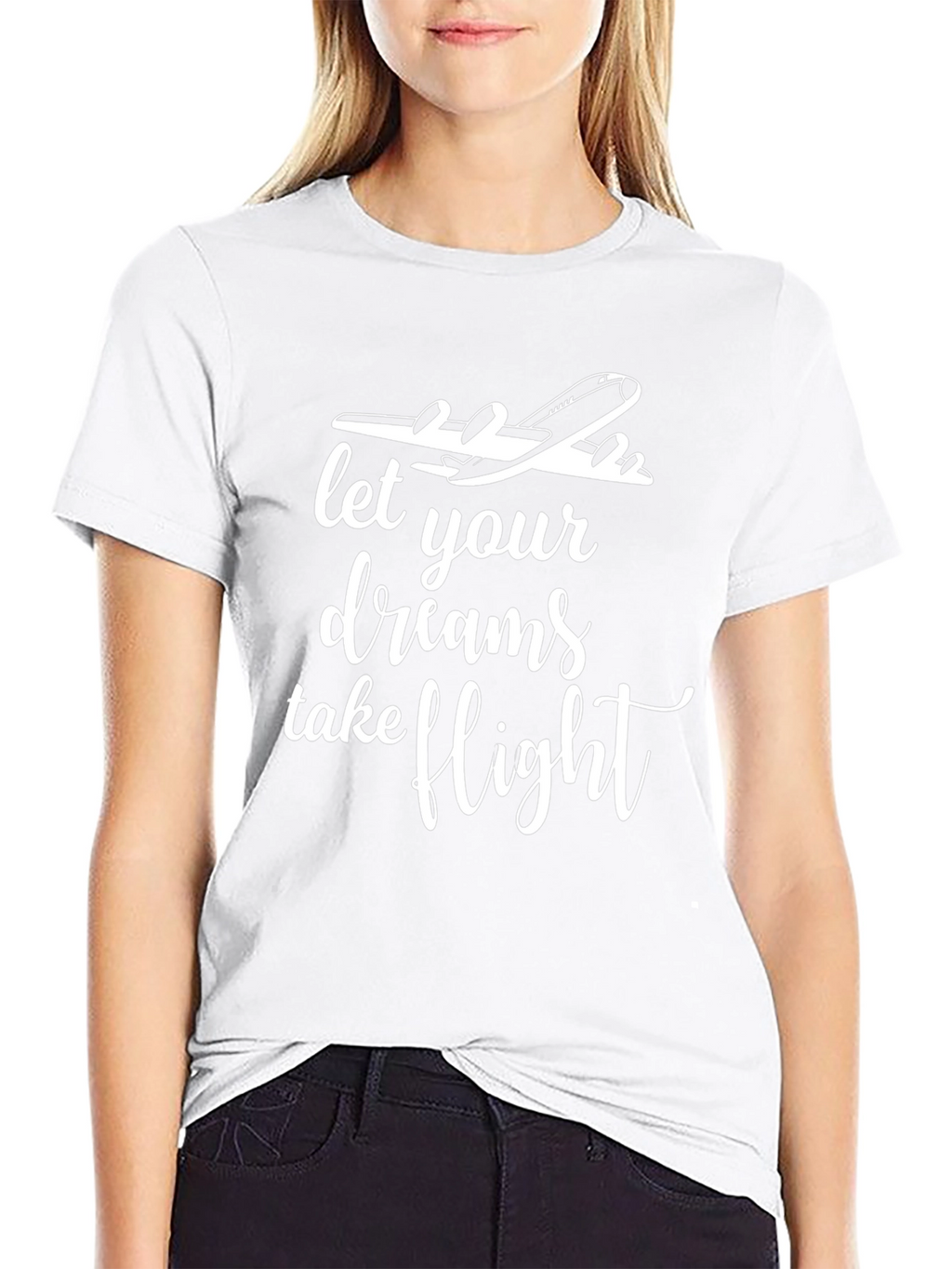 Let Your Dreams Take Flight Airplane T-Shirt