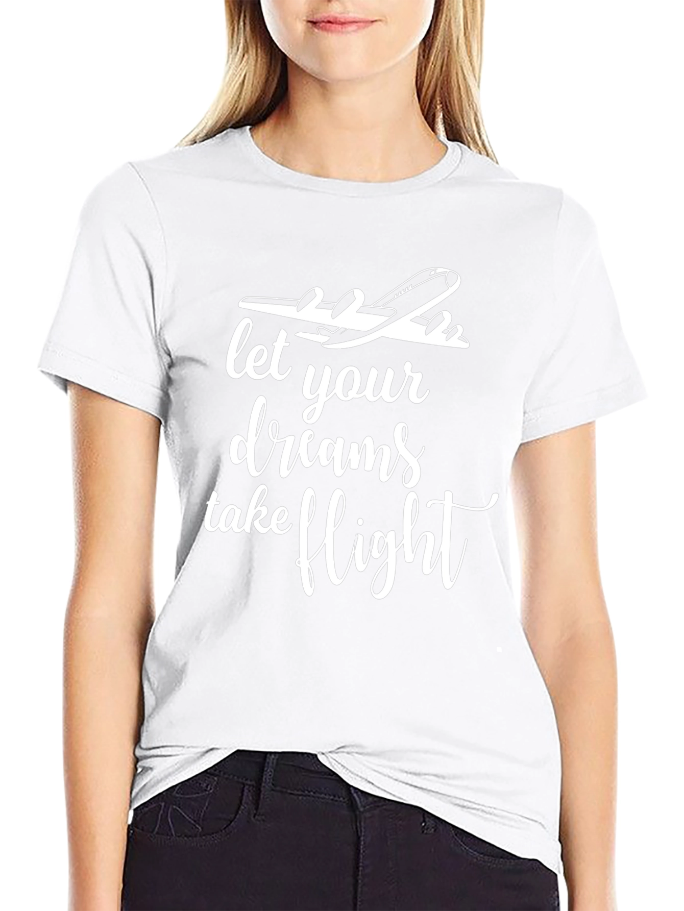 Let Your Dreams Take Flight Airplane T-Shirt