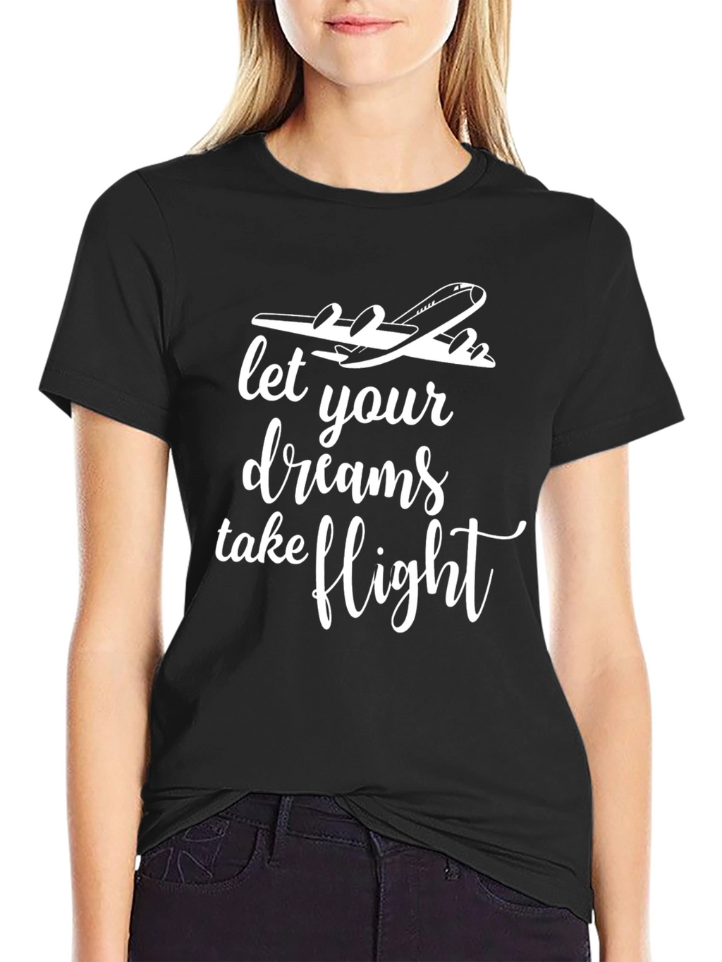 Let Your Dreams Take Flight Airplane T-Shirt