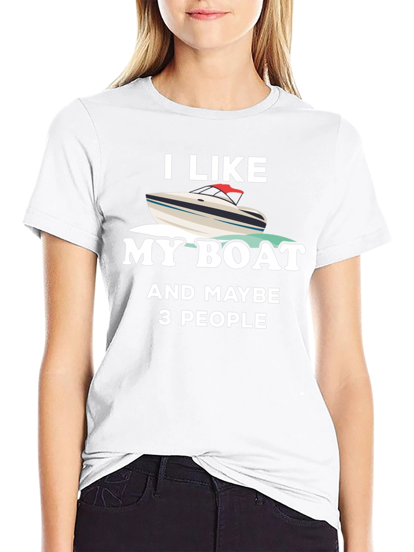 I Like My Boat Funny Boating T-Shirt