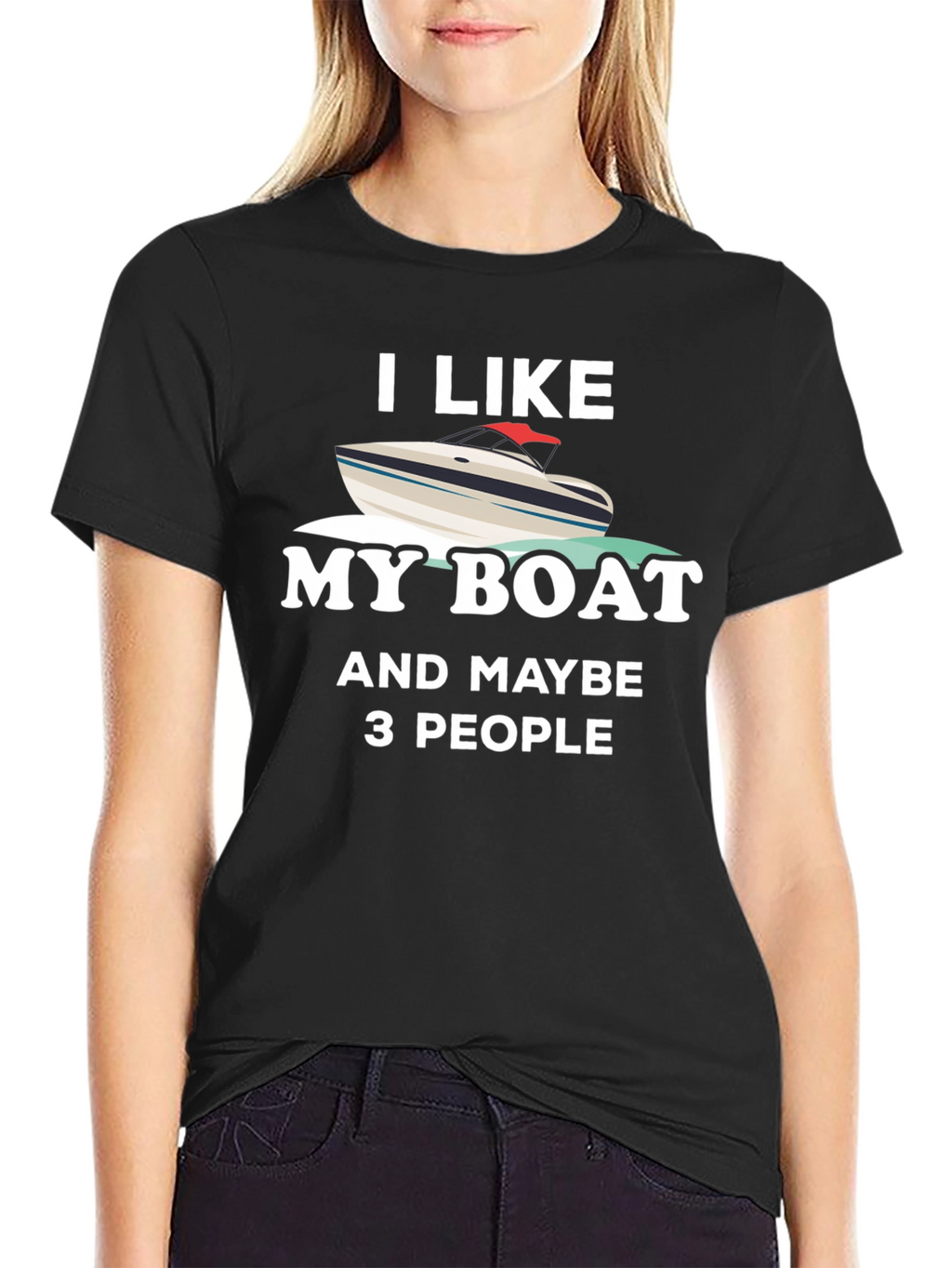 I Like My Boat Funny Boating T-Shirt