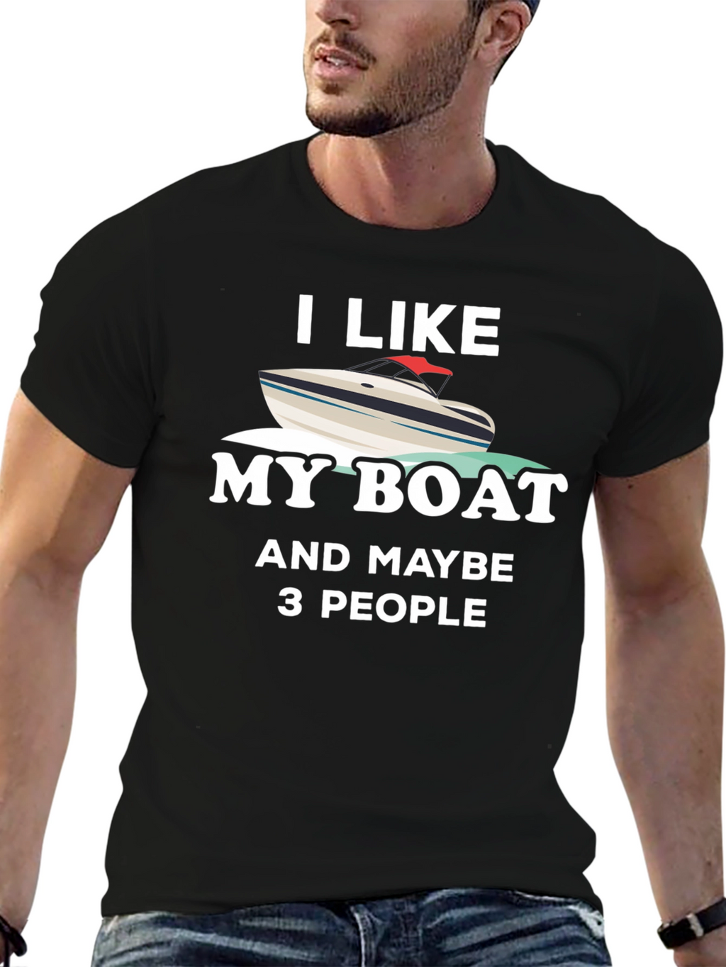 I Like My Boat Funny Boating T-Shirt